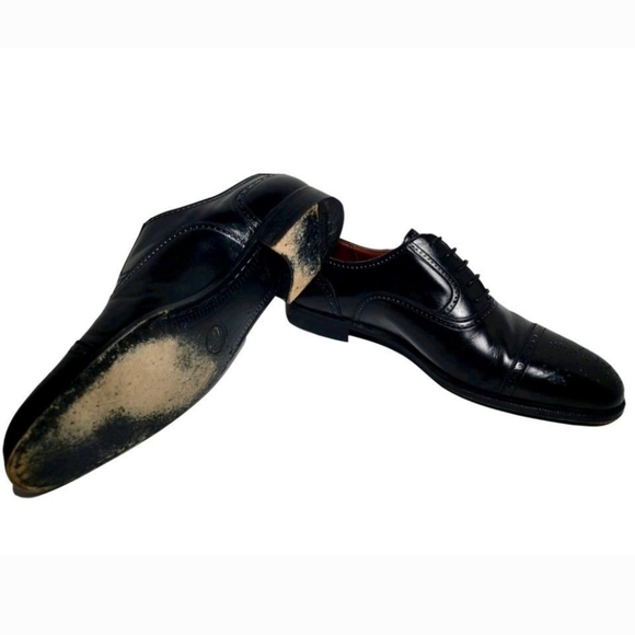 Gucci Men's Leather Cap Toe Oxfords - Picture 3 of 8